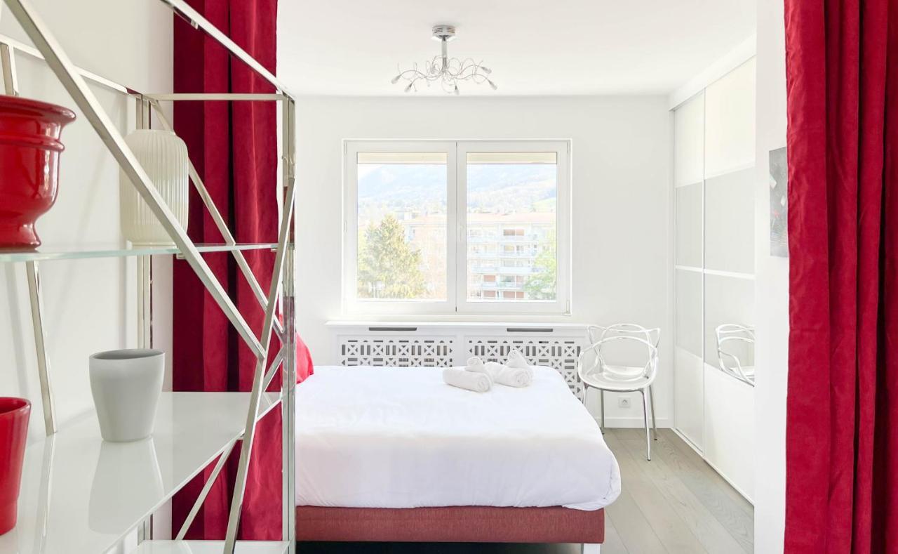 Penthouse Vue Incroyable Lac Et Montagnes Annecy Luaran gambar